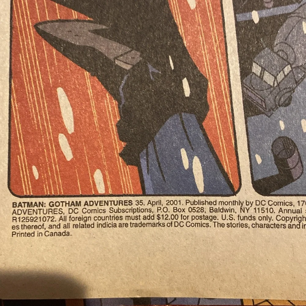 DC Comics BATMAN GOTHAM Adventures #35 Crime And Punishment April 2001